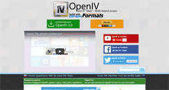 Desktop Screenshot of openiv.com